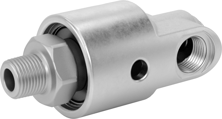 Dönen Eklem, Pirinç Tek Yönlü Akış, Sol El, 3/8 NPT Erkek x 3/8 NPT Dişi