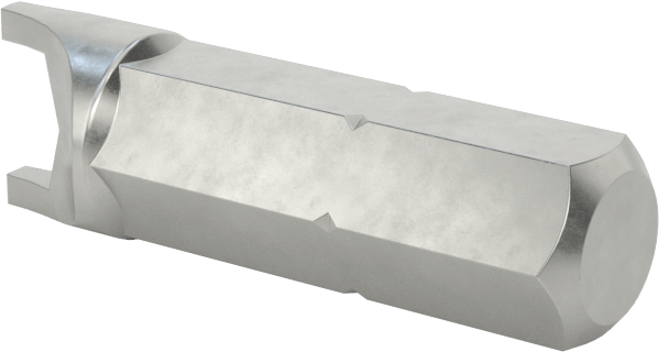 Delikli Anahtar Ucu, 1/4" Altıgen Şaft, 14 ve 1/4" Vida Boyutu için