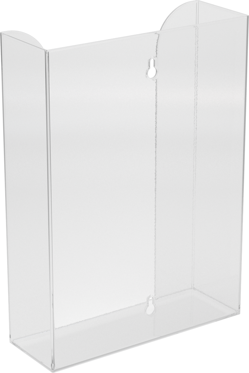 Tek Kullanımlık Eldiven Dağıtıcı, 3 Kutu için, Plastik, 14-3/8" Yükseklik, 10-7/16" Genişlik, 3-3/4" Derinlik