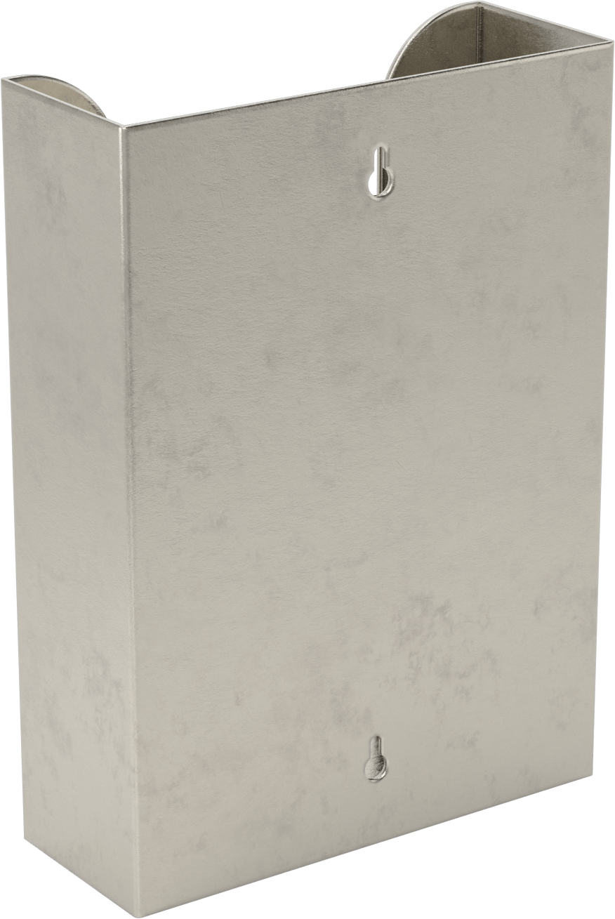 Tek Kullanımlık Eldiven Dağıtıcı, 3 Kutu için, Paslanmaz Çelik, 14-1/4" Yükseklik, 10-5/16" Genişlik, 3-15/16" Derinlik