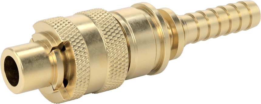 Hava için Pirinç Grip-Lock Hortum Bağlantısı, 1/2" İç Çaplı Hortum için Plug