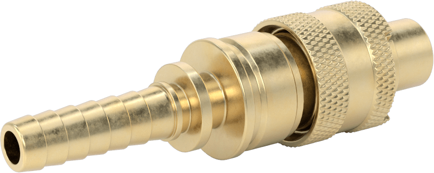 Hava için Pirinç Grip-Lock Hortum Bağlantısı, 1/2" İç Çaplı Hortum için Plug