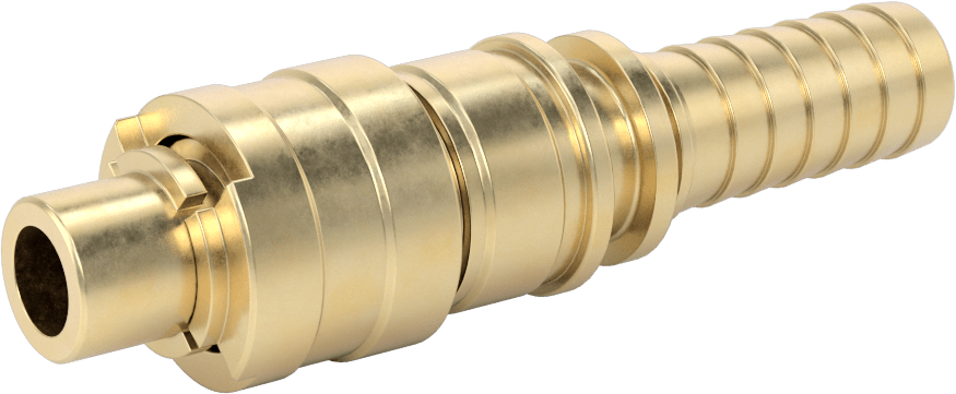 Hava için Pirinç Grip-Lock Hortum Bağlantısı, 3/4" İç Çaplı Hortum için Plug