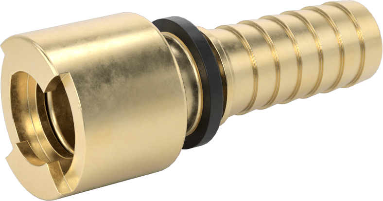 Hava için Pirinç Grip-Lock Hortum Bağlantısı, 3/4" Hortum İç Çapı için Soket