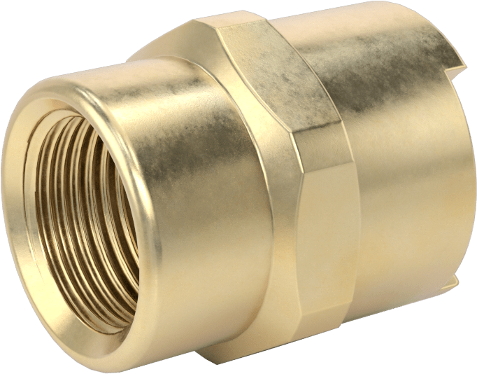Hava için Pirinç Grip-Lock Hortum Bağlantısı, Soket, 3/4 NPTF Dişi