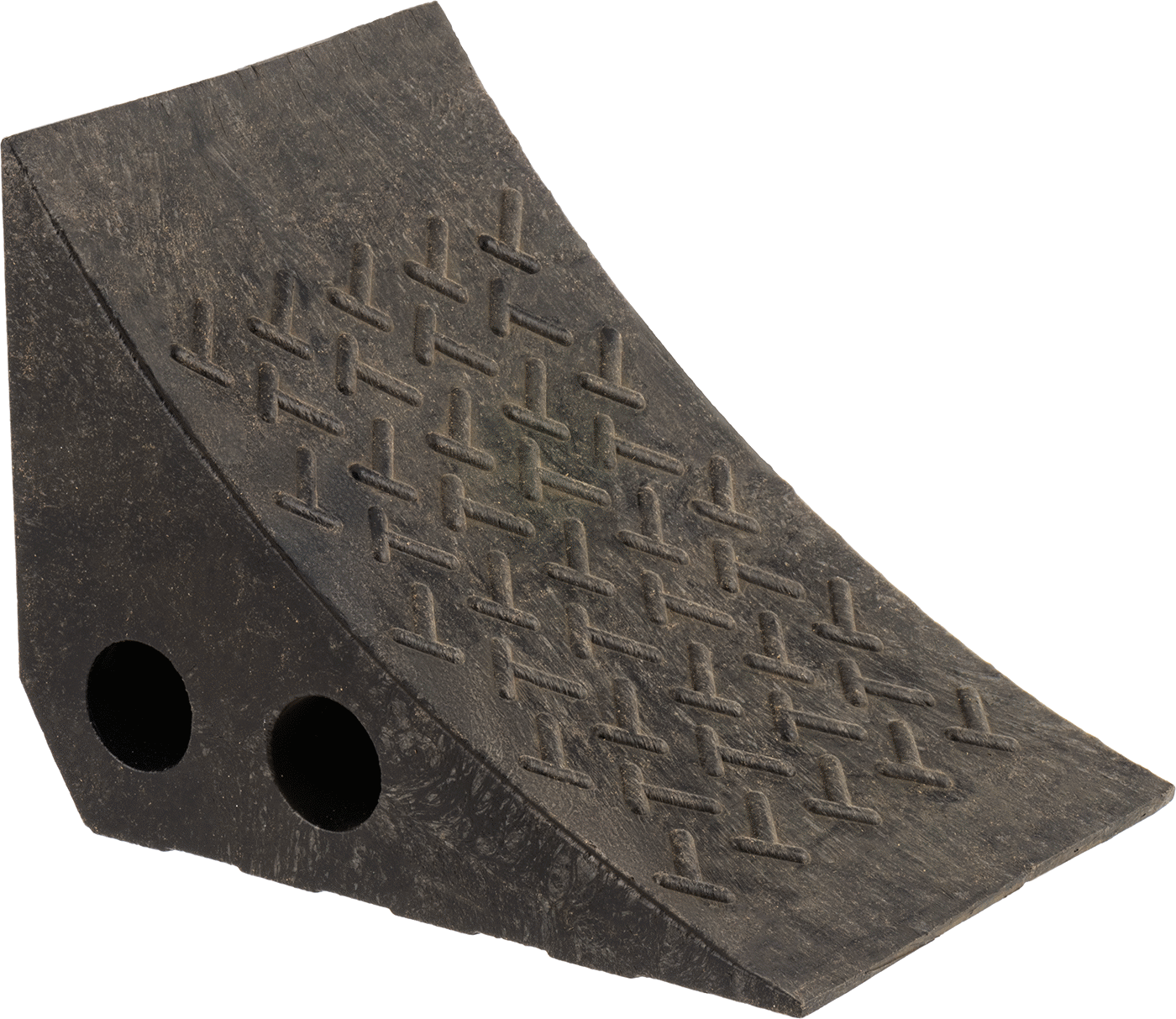 Geri Dönüştürülmüş Plastik Tekerlek Takozu, 10-1/4“ Uzunluk x 7-1/2” Genişlik x 7-1/2" Yükseklik
