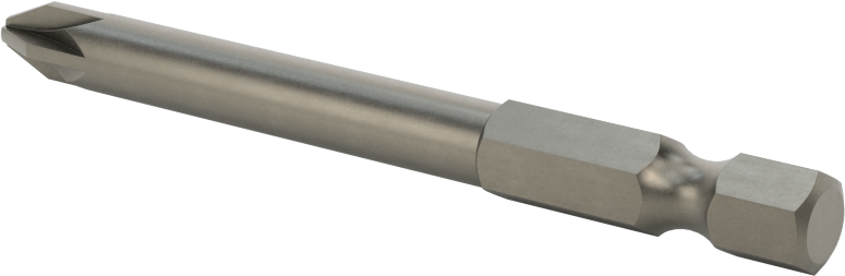 Posidriv ® Uç, Elektrikli Aletler için 1/4" Altıgen Şaft, Numara 2 Boyut, 2-3/4" Uzunluk