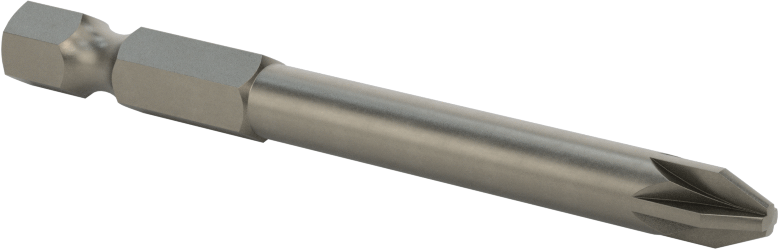 Posidriv ® Uç, Elektrikli Aletler için 1/4" Altıgen Şaft, Numara 2 Boyut, 2-3/4" Uzunluk