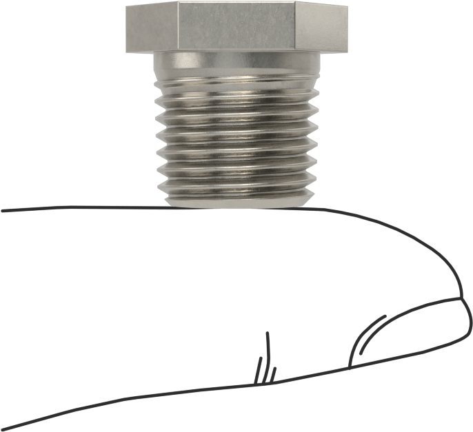 Premium Düşük Basınçlı 316 Paslanmaz Çelik Boru Bağlantı Parçası, Sertifikalı, Redüksiyon Adaptörü, 1/4 NPT Erkek x 1/8 NPT Dişi