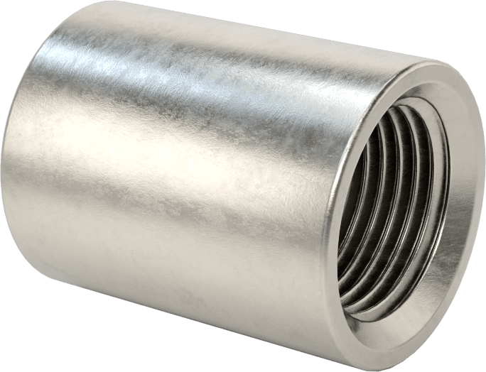 Premium Düşük Basınçlı 304 Paslanmaz Çelik Boru Bağlantı Parçası, Sertifikalı, Düz Konektör, 3/8 NPT Dişi
