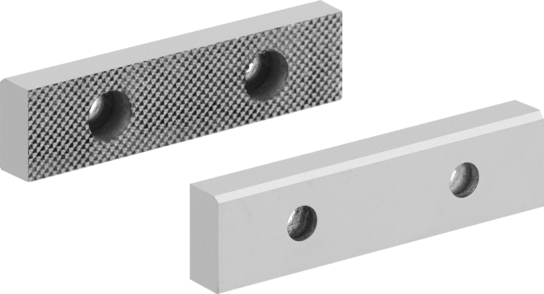 Tezgah Mengene için Yost Çeneleri, Düz, Çelik, Tırtıklı, Model 104 ve 204 için