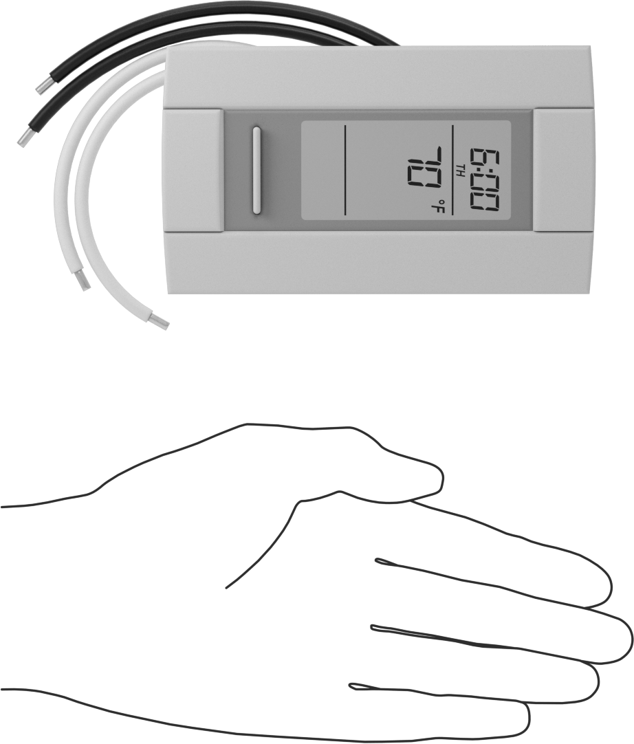 Programlanabilir Hat Gerilimi Termostatı, 240V AC, 16A