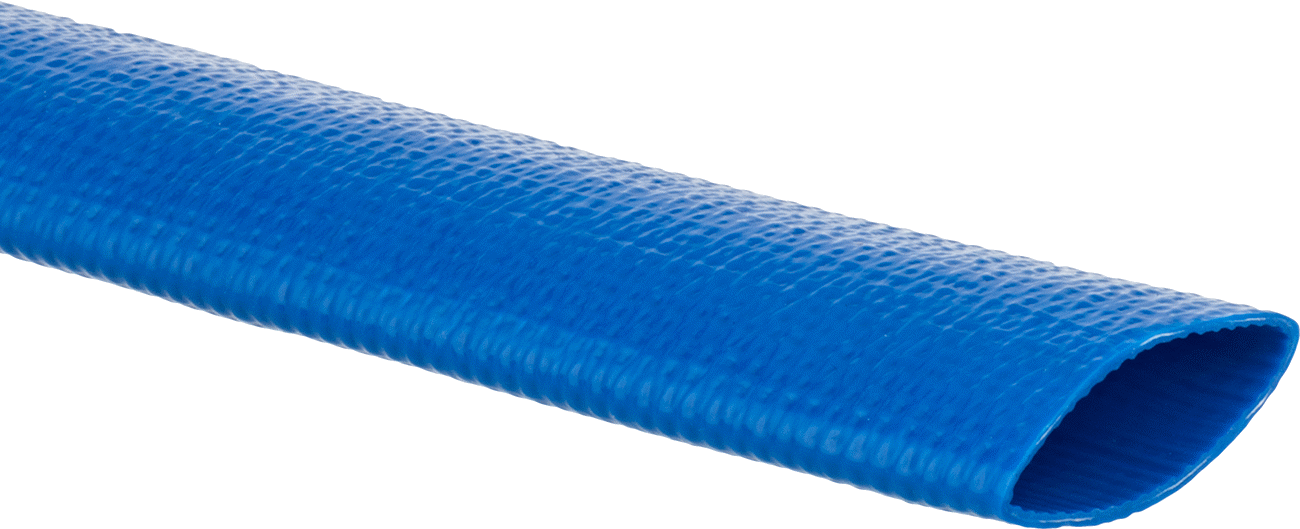 Düşük Basınçlı Kolay Saklanabilir Tahliye Su Hortumu, 1" ID, 1-5/8" Genişlik, 0,05 inç Duvar Kalınlığı