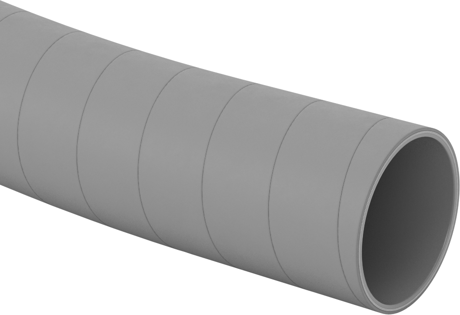 Yüksek Sıcaklık Soğutma Suyu Hortumu, İplik Takviyeli, 3-1/2" ID, 3-7/8" OD