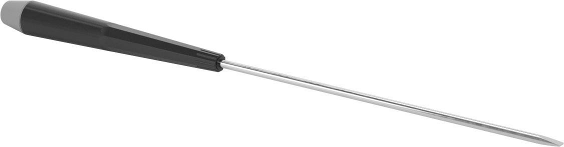 Hassas Kontrollü Tornavida, Krom Kaplı Çelik, 0,125" Yivli Tahrik, 10-1/4" Toplam Uzunluk