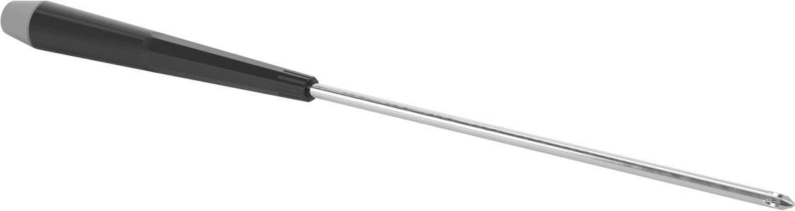 Hassas Kontrollü Tornavida, Krom Kaplı Çelik, 1 numaralı Phillips, 10-1/4" Toplam Uzunluk