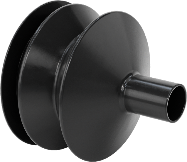 Yuvarlak Körük, 1/2“ İç Çaplı Manşet Ucu ve 1-1/2” İç Çaplı Flanş Ucu ile, 2-1/4" OD