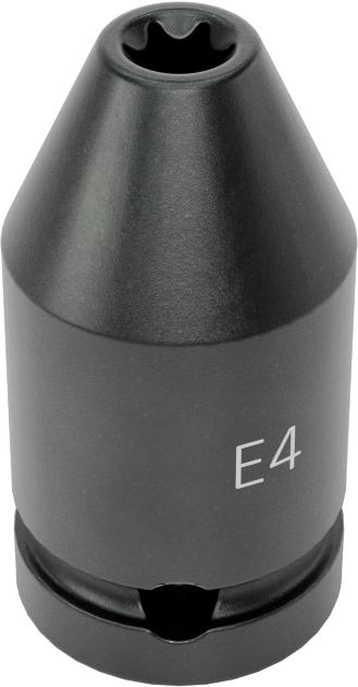 Hızlı Açma Esnek Başlıklı Soket, 1/4" Kare Tahrik, E4 Boyutu
