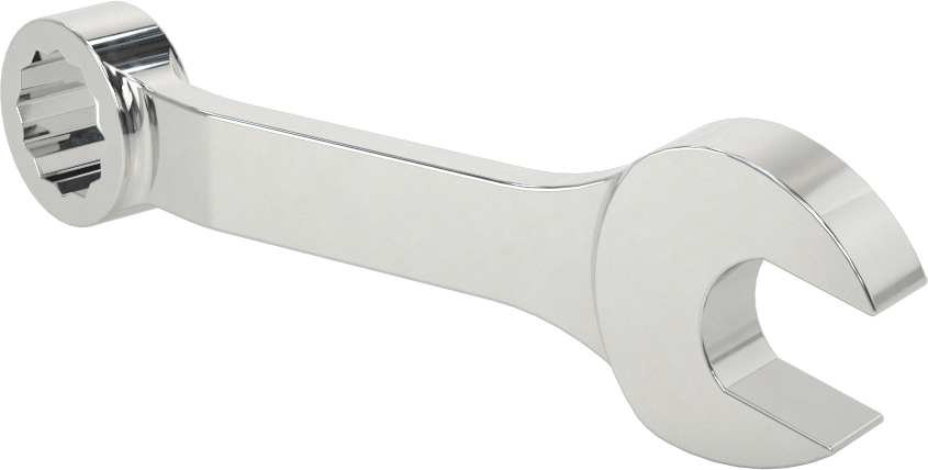 12 Uçlu Açıklık Kombinasyon Anahtarı, Stubby, 5/8" Boyut, 4-7/8" Toplam Uzunluk