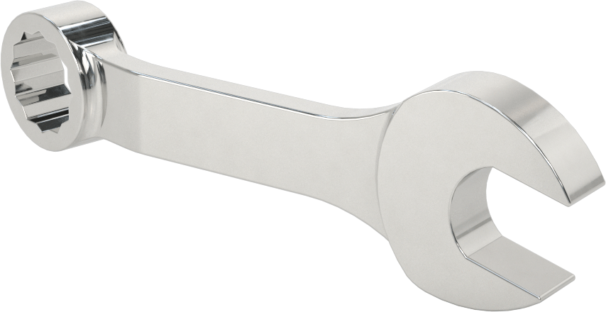 12 Uçlu Açıklık Kombinasyon Anahtarı, Stubby, 11/16" Boyut, 5-1/16" Toplam Uzunluk