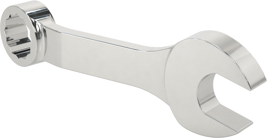 12 Uçlu Açıklık Kombinasyon Anahtarı, Stubby, 3/4" Boyut, 5-7/16" Toplam Uzunluk