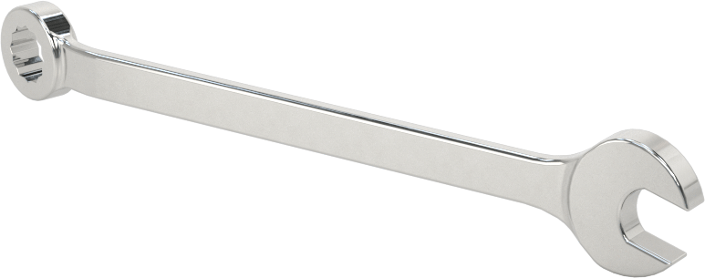 12 Uçlu Açıklık Kombinasyon Anahtarı, Stubby, 13/64" Boyut, 3-1/8" Toplam Uzunluk
