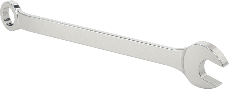 12 Uçlu Açıklık Kombinasyon Anahtarı, Stubby, 15/64" Boyut, 3-1/4" Toplam Uzunluk