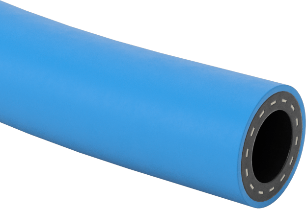 Hava Hortumu, Mavi EPDM Kauçuk, 300 PSI @ 72°F, 1/2" ID, 7/8" OD