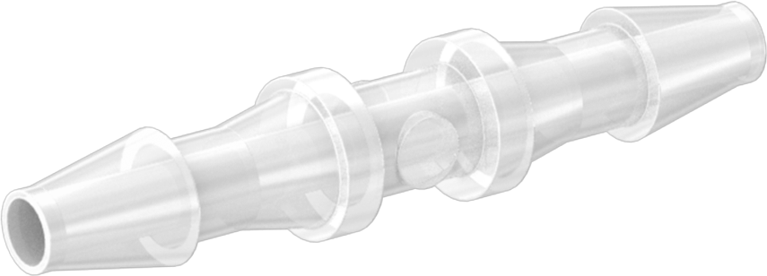 Dikenli Plastik Boru Bağlantı Parçası, Yüksek Sıcaklık, Düz Konektör, 1/8" Boru İç Çapı için