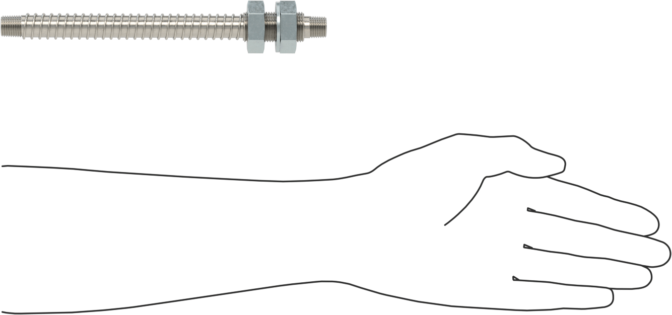 Vakum vantuzu dengeleyici, 4-3/4" Strok Uzunluğu, 1/4 NPT Erkek