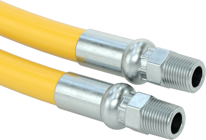 Su Hortumu, Yüksek Basınç, 3/8 x 3/8 NPT Erkek Bağlantı Parçaları ile