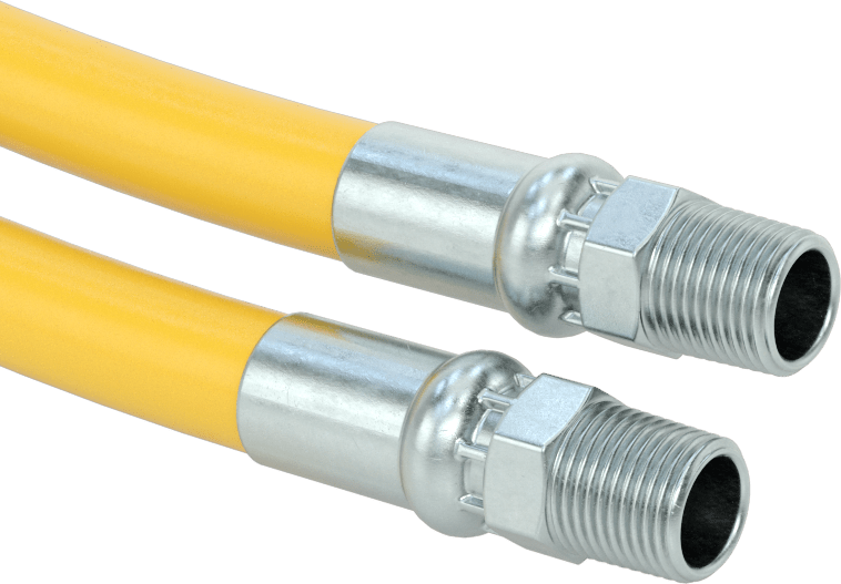 Su Hortumu, Hafif, 1/2 NPT Erkek Bağlantı Parçaları, 1/2" ID