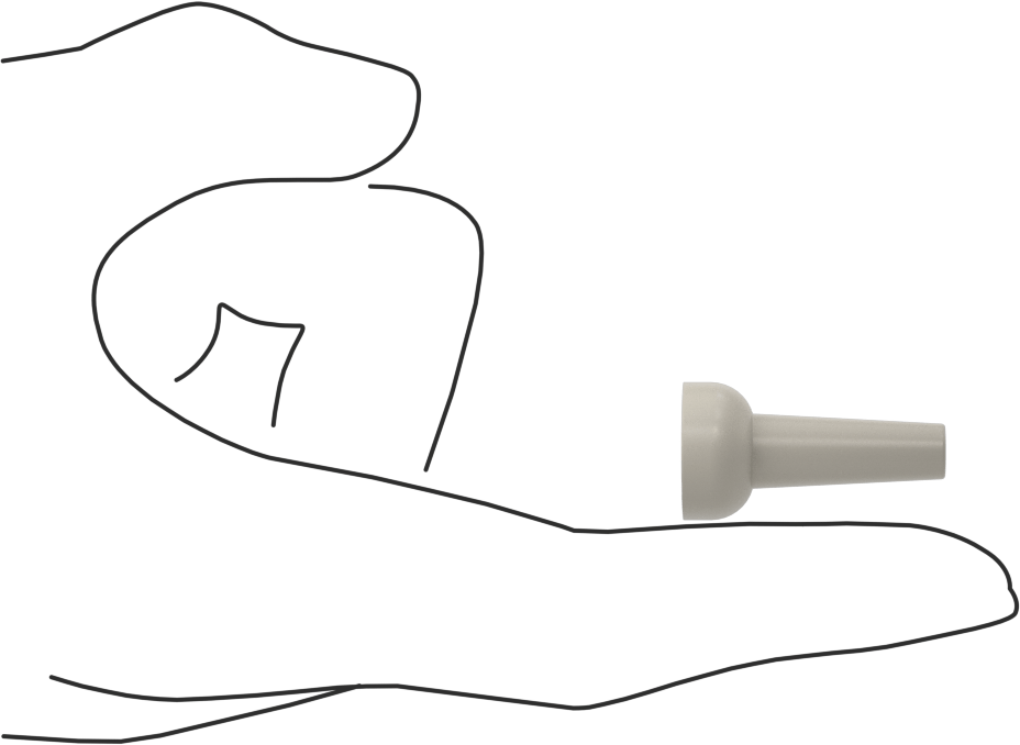 Nozul, Akış Püskürtme, 1/4“ Boyutlu Snap-Loc Soğutma Suyu Hortumu için 1/16” Delik
