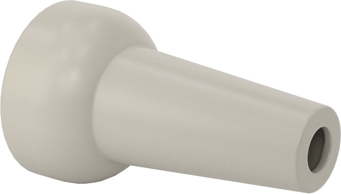 Akışlı Püskürtmeli Nozul, 1/4" Delik, 1/2" Boyutlu Snap-Loc Soğutma Suyu Hortumu için