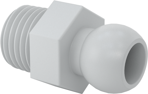Erkek Besleme Konektörü, 1/4 NPT x 1/4" Snap-Loc Soğutma Sıvısı Hortumu