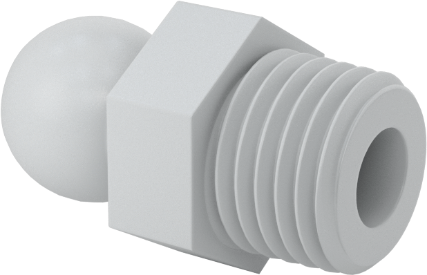 Erkek Besleme Konektörü, 1/4 NPT x 1/4" Snap-Loc Soğutma Sıvısı Hortumu