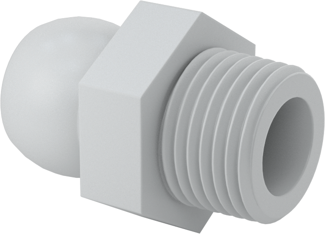 Erkek Besleme Konektörü, 1/2 NPT x 1/2" Snap-Loc Soğutma Suyu Hortumu