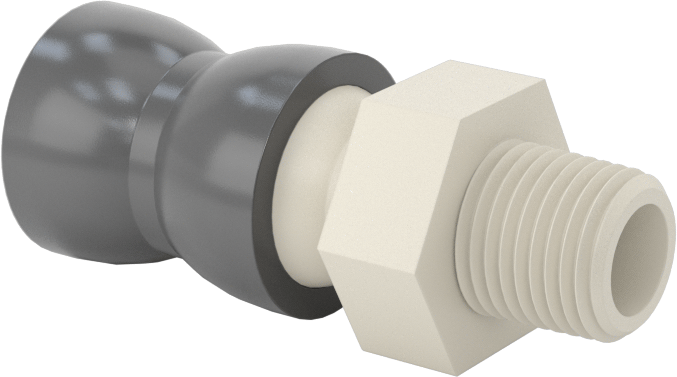 Besleme Konektörü, 1/8 NPT Erkek x 1/4" Dişi Snap-Loc Soğutma Suyu Hortumu