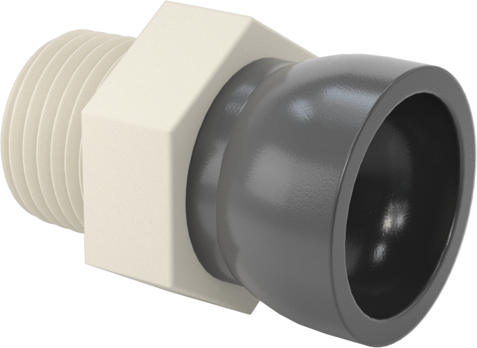 Besleme Konektörü, 1/2 NPT Erkek x 1/2" Dişi Snap-Loc Soğutma Suyu Hortumu
