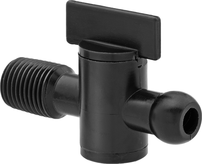 Erkek Besleme Açma/Kapama Vanası, 1/4 NPT x 1/4" Snap-Loc Soğutma Sıvısı Hortumu