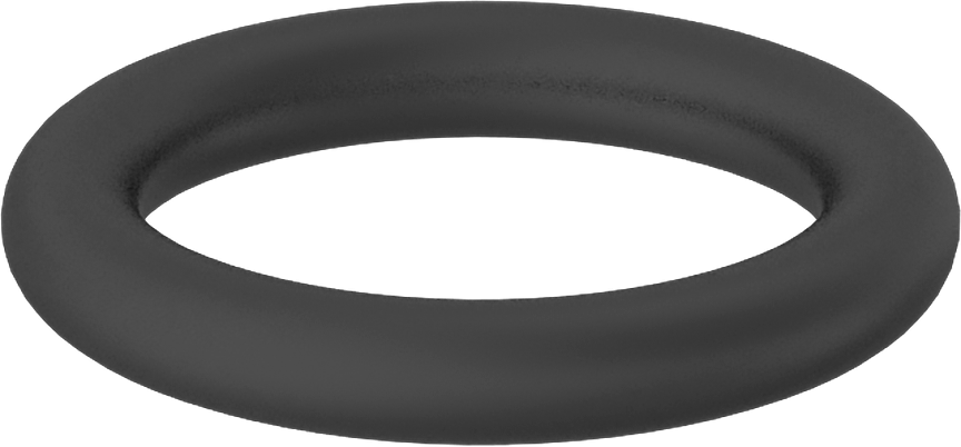 Yağa Dayanıklı Sert Buna-N O-Ring, 1/8 Kesirli Genişlik, Dash No. 209