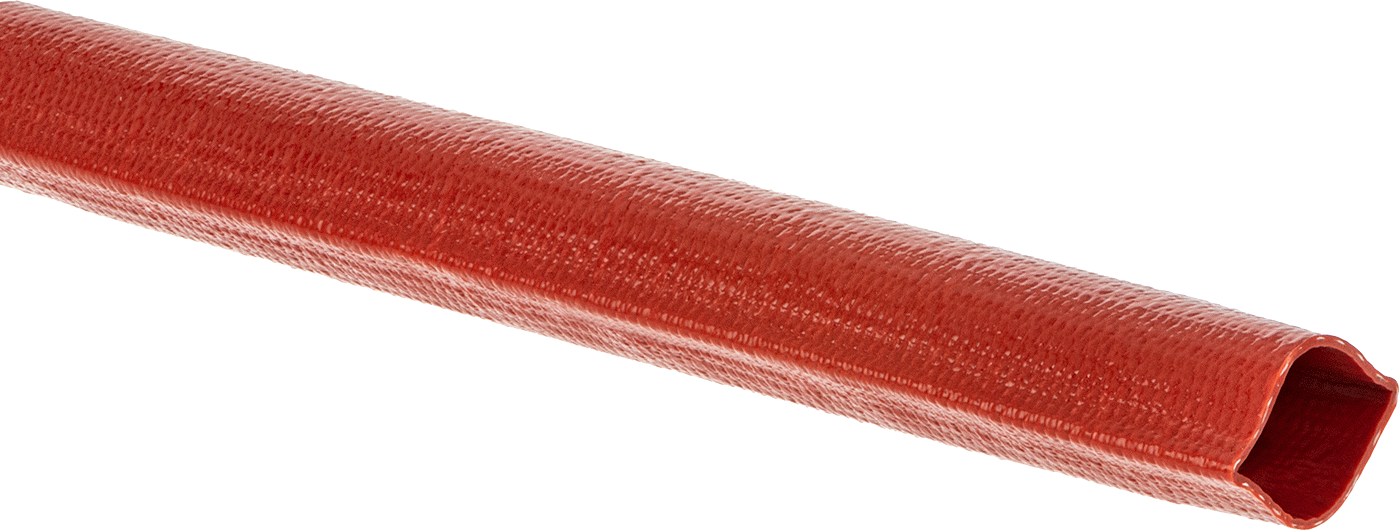 Kolay Saklanabilir Tahliye Su Hortumu, Orta Basınç, 1-1/2" İç Çaplı PVC, 2-1/2" Genişlik