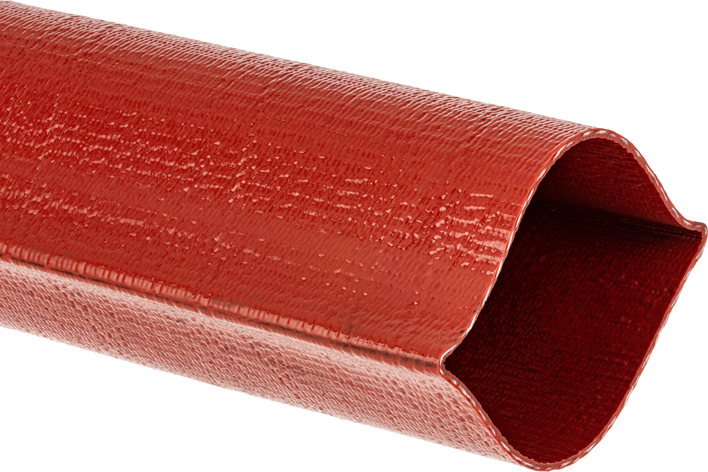 Kolay Saklanabilir Tahliye Su Hortumu, Orta Basınç, 6" İç Çaplı PVC, 9-1/2 inç Genişlik