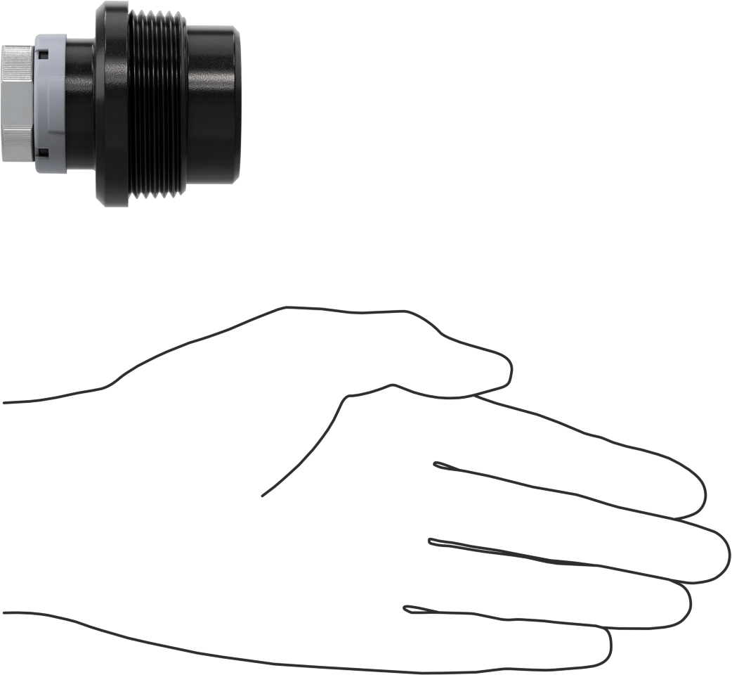 Basınçlı Hava için Hızlı Bağlantı Boru Bağlantı Parçası, Adaptör, 3/4" Dış Çaplı Boru için Dişli, 1,5 inç Boru Dış Çapı Erkek, Gri
