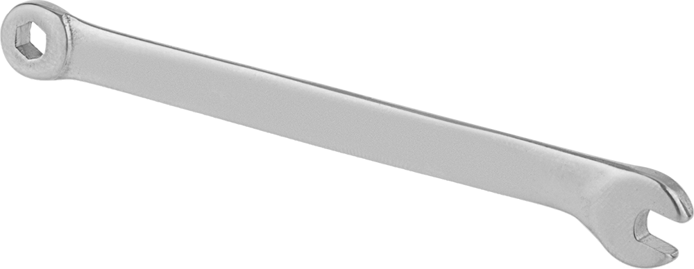Parlatılmış Krom Kaplama Kombinasyon Anahtarı, Stubby, 6 Uçlu Açma, 3,2 mm Boyut, 2-3/4" Uzunluk