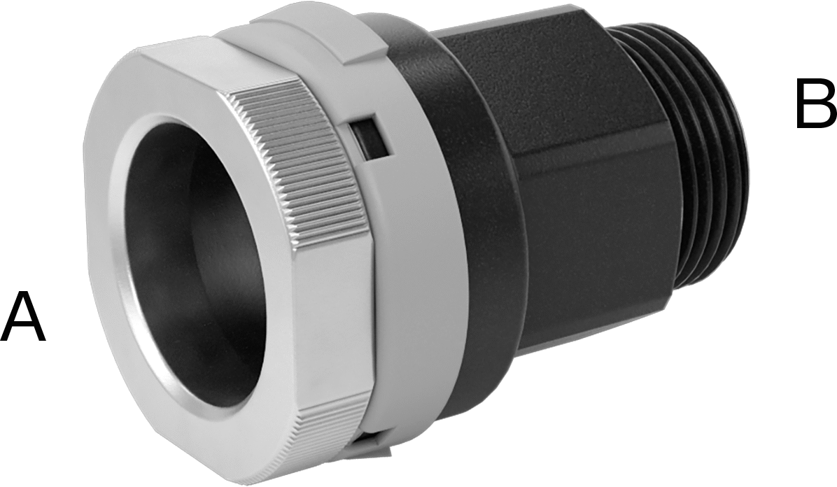 Basınçlı Hava için Hızlı Bağlantı Boru Bağlantı Parçası, Adaptör, 1" Dış Çaplı Boru x 3/4 NPT Erkek için Dişi, Mavi