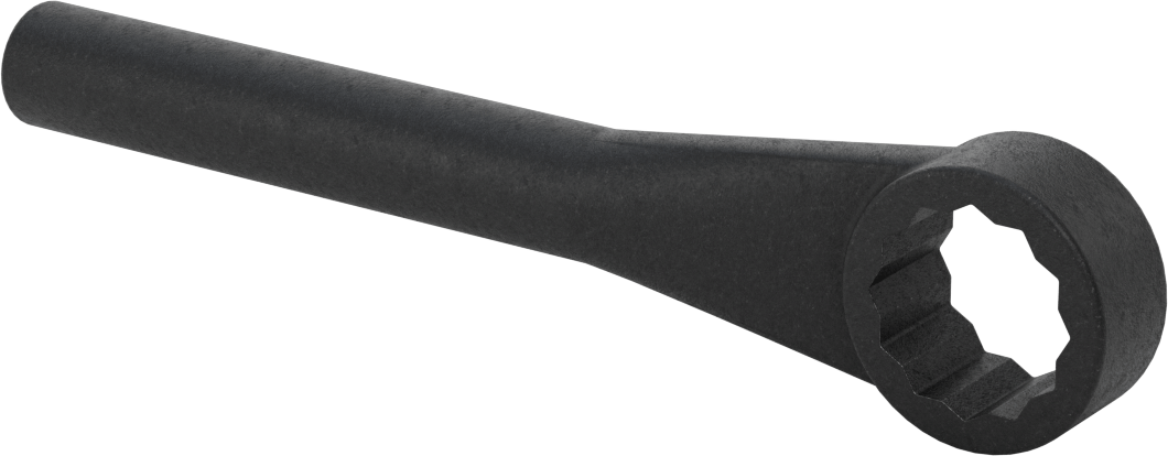 Kutu Anahtarı, 12 Noktalı Açıklık, 1-1/8" Boyut, 8" Toplam Uzunluk