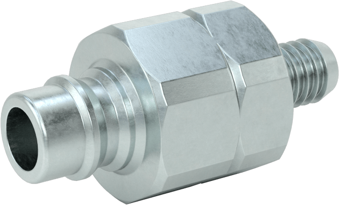 Çinko Kaplı Çelik Snap-Tite H Şeklinde Hortum Bağlantısı, 1/2 numaralı, Plug, 1/2" Hortum İç Çapı