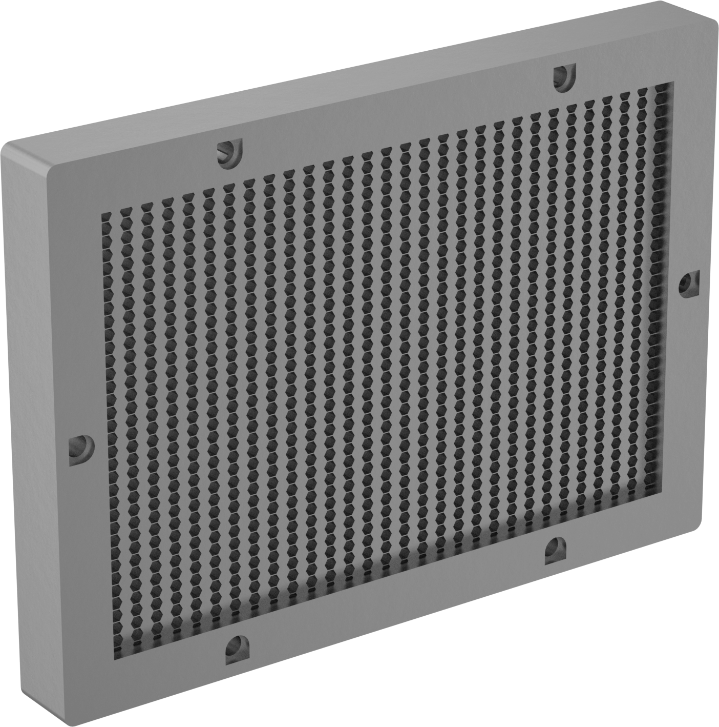 EMI/RFI Korumalı Elektrik Muhafazası Havalandırması, 4“ x 6” Açıklık için