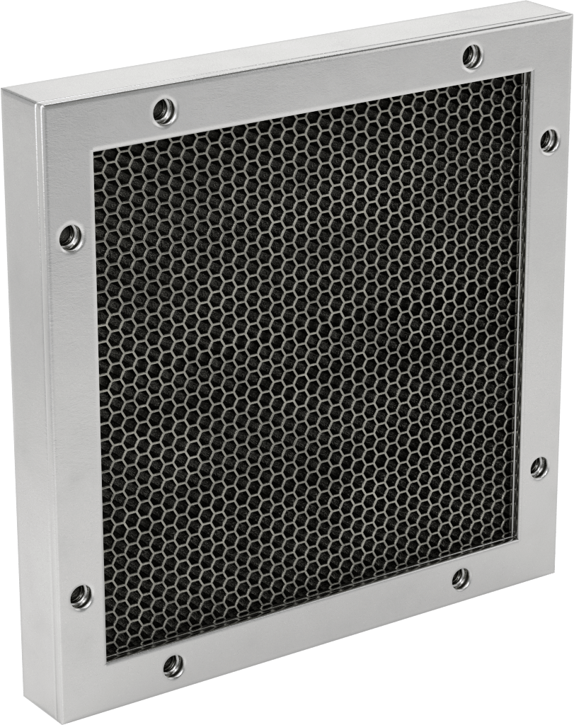 EMI/RFI Korumalı Elektrik Muhafazası Havalandırması, 5“ x 5” Açıklık için